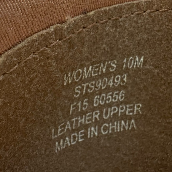 Sperry women’s Harlow wedge booties in cognac size 10 - Picture 6 of 7